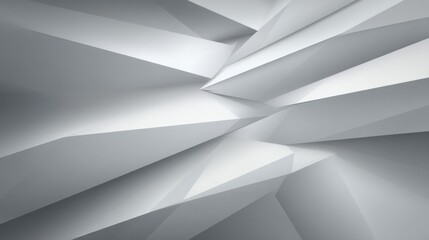 Obraz premium Abstract geometric shapes in a modern grayscale design with sharp lines and angles creating a dynamic and elegant visual texture