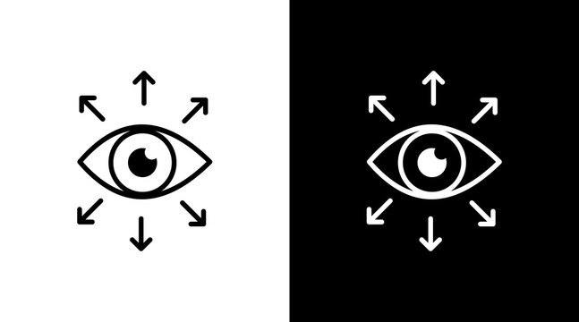 Shared Vision White Icon Set Design