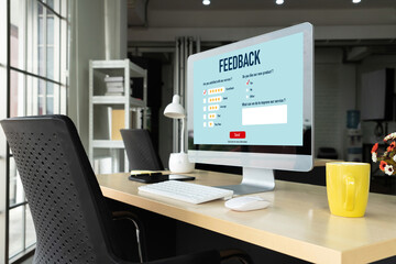 Customer feedback and review analysis by modish computer software for corporate business