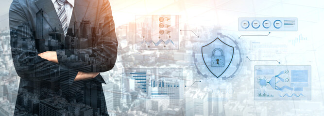 A futuristic cybersecurity dashboard for a Security Operations Center (SOC). The system monitors the network, analyzes data for threats, and provides comprehensive protection. Fermion