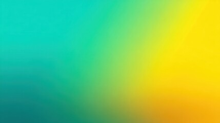 Vibrant Gradient Background with Shades of Turquoise, Yellow and Green for Creative Design Projects and Colorful Artwork Displays