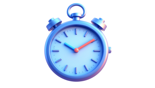 Alarm Clock Illustration in PNG Format A Timeless Design for Your Projects