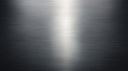 Smooth Brushed Metal Surface with Subtle Gradation and Reflective Properties Suitable for Backgrounds and Textures in Design Projects