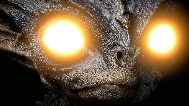 The alien emerged from its spacecraft, its curious eyes scanning the unfamiliar landscape of Earth.