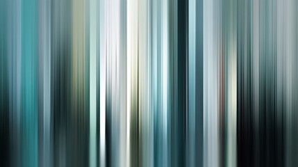 Obraz premium Abstract Vertical Stripes in Cool Tones of Blue, Green, and Silver Creating a Soft Atmospheric Background for Modern Design Projects and Creative Visuals