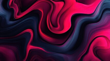 Vibrant Abstract Swirls of Red and Deep Blue in Smooth Flowing Patterns for Creative Design and Artistic Background Use