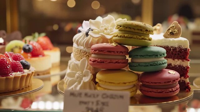 Cake Shop Display Case (Sweets, Desserts, Gourmet)