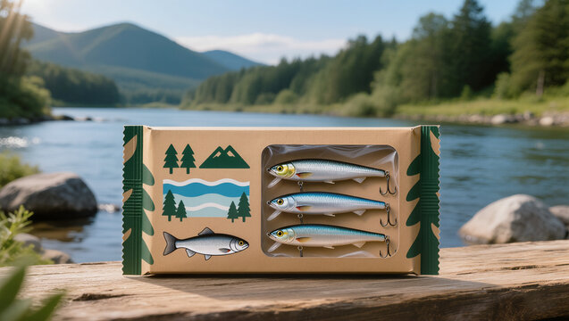 Catch the Adventure Stunning fishing lures ready for your next outdoor trip by the river, perfect for travel blogs and outdoor gear promotions now!