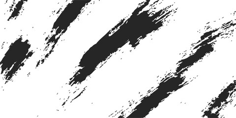 Black grunge ink splash vector texture pattern silhouette