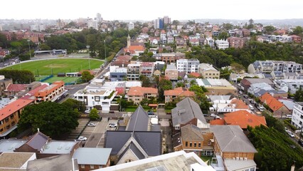 Fototapeta premium Medium density residential buildings in suburbs of Sydney
