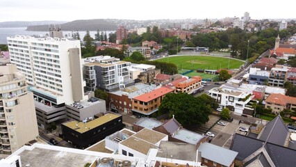 Fototapeta premium Medium density residential buildings in suburbs of Sydney