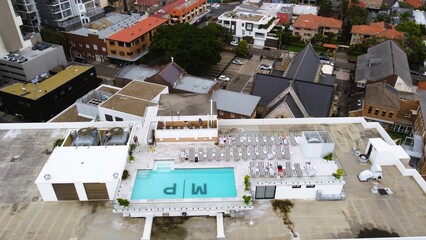 Fototapeta premium Medium density residential buildings in suburbs of Sydney