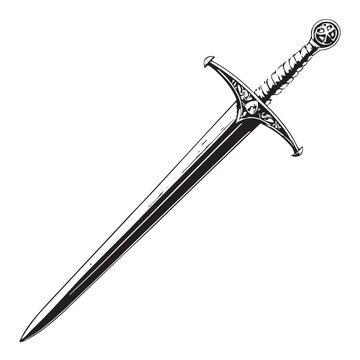 Black Burger Silhouette Vector, High Quality Illustration on White Background