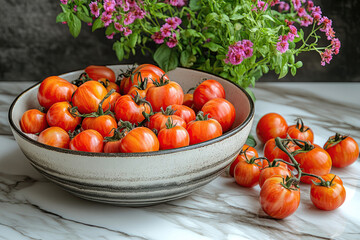 Exquisite Western Cuisine Styled on Elegant Marble Surface
