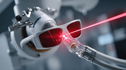 Laser Technology in Medical Environment with Protective Eyewear