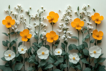 Serene Botanical Still Life with Subtle Natural Tones