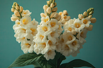 Minimalist Floral Arrangement Featuring Spring Blooms