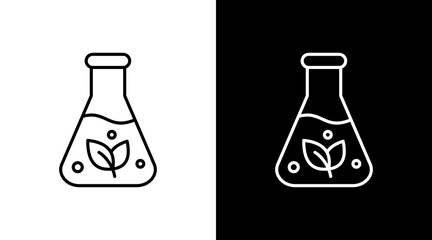 Botanical White Icon Set Design