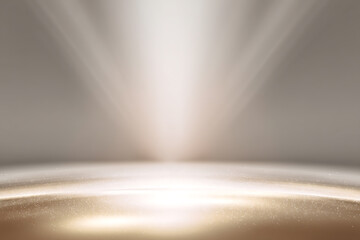 金色の光が差し込む華やかな抽象グロー背景