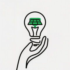 Innovative solar energy solutions modern technology infographic minimalist design conceptual overview