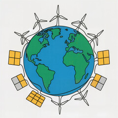Global renewable energy solutions wind and solar power innovations for a sustainable future
