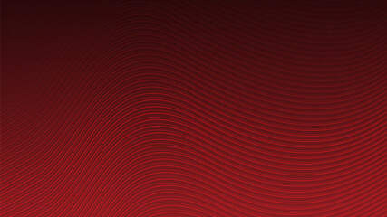 Abstract concept lines wave dynamic particle pattern on dark background.