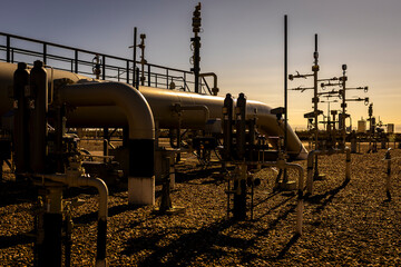 PIG Launcher - Receiver Station on main gas pipeline