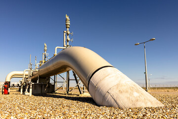 PIG Launcher - Receiver Station on main gas pipeline