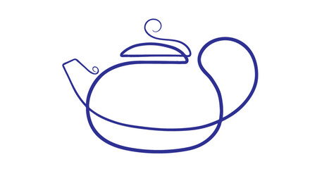 Teapot line art