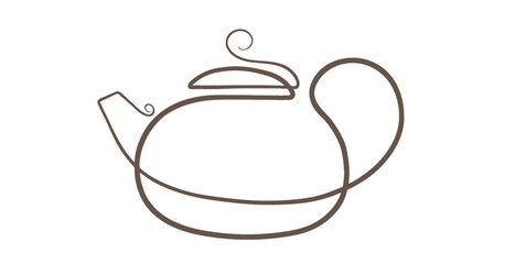 Teapot line art