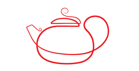 Teapot line art