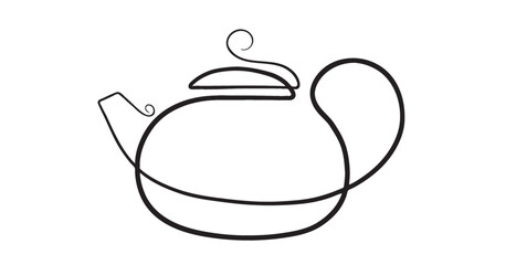 Teapot line art