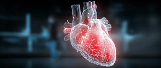 Digital technology for heart cardiology in a futuristic manner - Powered by Adobe