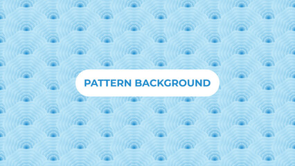 blue geometric wave seamless pattern background vector design