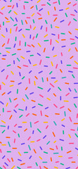 Colorful sprinkles, candy pattern phone wallpaper, playful dessert theme mobile background