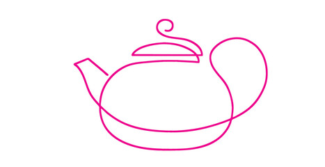Teapot line art