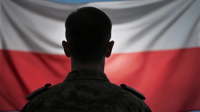 Unknown Soldier and Polish Flag