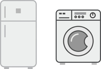 washing machine vector