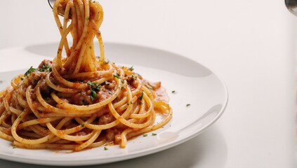 Homemade Italian pasta dish