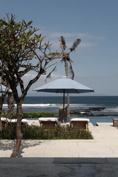The calm and peaceful atmosphere of the villa at Anapuri Villa in the Gianyar area, Bali, Indonesia