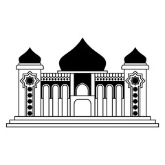 mosque design icon vector illustration