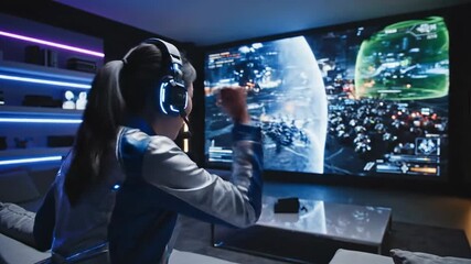 Immersive Gaming Experience - A Gamers Paradise in Action.