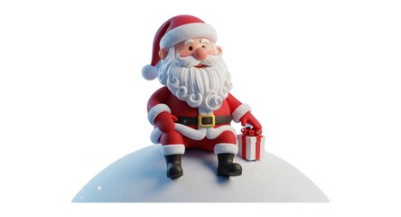 santa claus with gifts