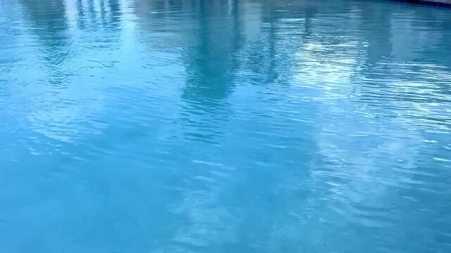 tropical swimming pool water
