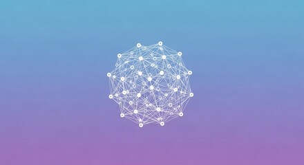 Abstract Geometric Neural Network Illustration A Conceptual Representation of Data Connectivity