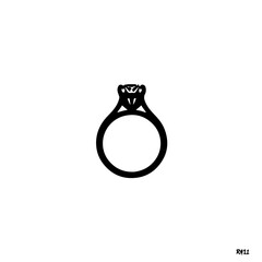 wedding ring vector illustration 