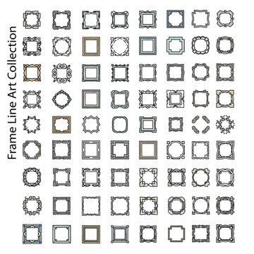 Decorative Frame Border Design Background