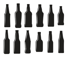 beer bottles icons
