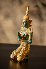 Thepphanom statue in bronze from Thailand