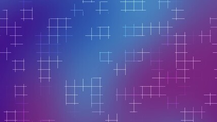 indigo purple gradient with dense block grid pattern creating a vibrant tech inspired abstract look ideal for global event graphics and digital themed projects